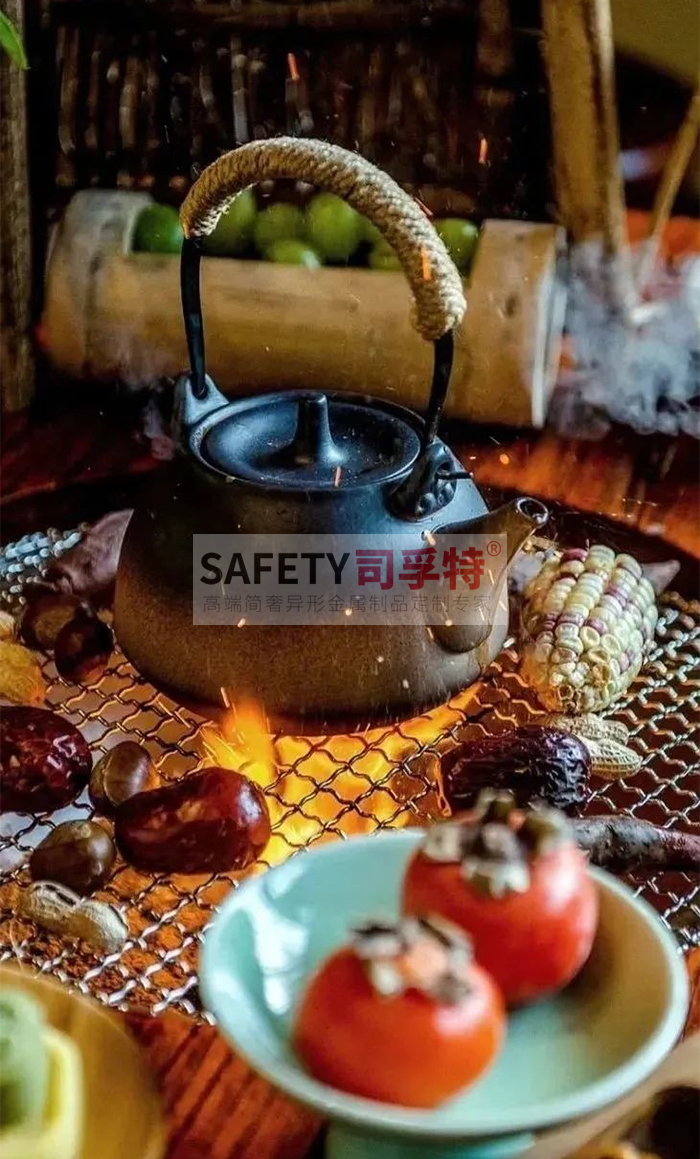 圍爐煮茶小貼士：火災(zāi)、中毒、燙傷需防范[精制鋼圍爐茶桌](圖2)
